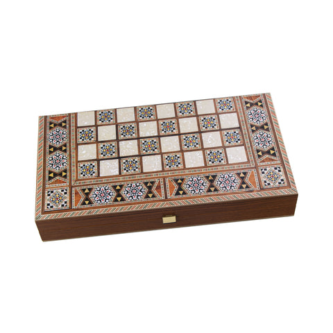 ΤΑΒΛΙ & ΣΚΑΚΙ ΕΚΤΥΠΩΣΗ ΤΥΠΟΥ ΣΥΡΙΑΚΟ/Chess & Backgammon (printed) - Manopoulos