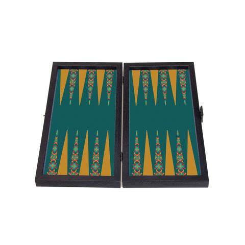 FLORAL - Travel Size Backgammon - Manopoulos