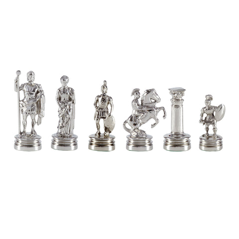 ΜΕΤΑΛΙΚΑ ΠΙΟΝΙΑ ΣΚΑΚΙ ΕΛΛΗΝΟΡΩΜΑΪΚΟ ΜΕΣΑΙΑ/ GREEK ROMAN PERIOD Chessmen   (Small) - Gold/Silver - Manopoulos